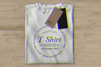create an attractive mockup of tshirt, or any clothing items
