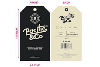 create a qr code, barcode label, tags, and stickers in 1 hour