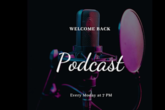 design eye catching and stunning podcast covers and thumbnails