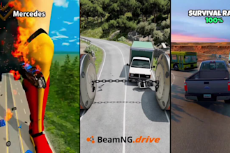 create beamng drive shorts for youtube and social media