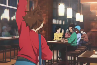 do 2d anime style in japanese anime animation, 2d animation, 2d anime fighting