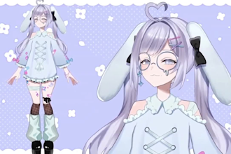 do high quality 2d vuber model, live 2d, live 2d vtuber rigging, vtuber model