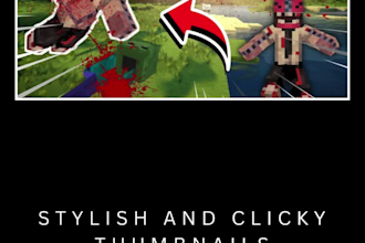 create catchy minecraft thumbnails for your gaming channel