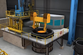 make 3d industrial animation, 3d factory manufacturing, technical product video