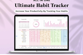 design excel or google monthly budget spreadsheet, canva sheet, formulars