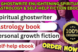 ghostwrite spiritual astrology self help fiction, ebook writer ebook ghostwriter