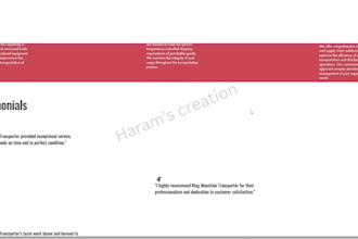 design a modern responsive and user friendly website