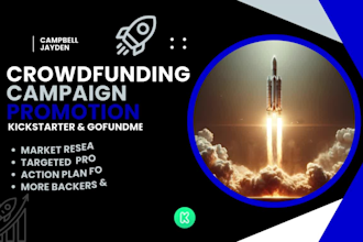 promote your crowdfunding campaign for maximum backers