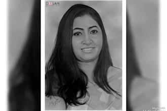 draw amazing realistic pencil portrait from your photo