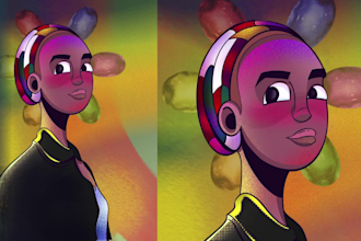 create loop animation for your character, art or image