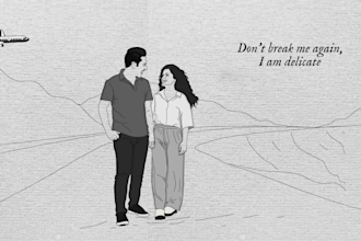 create genuine hand drawn lyric video