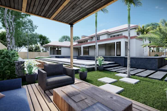 design your landscape,backyard,pool,patio,garden with 3d realistic renderings