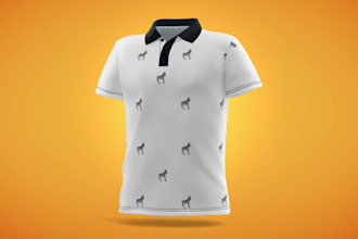 do 3d clothing mockup animation of your polo with fast deliver