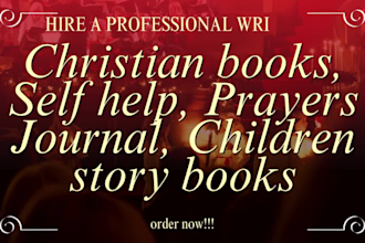 ghostwrite christian ebook self help book ghostwriter ebook prayer journal 30k