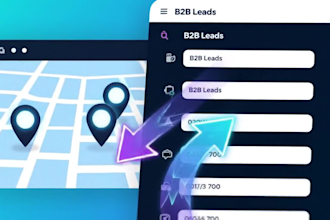 scrape and provide b2b google maps leads fast and affordable
