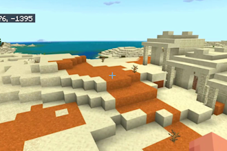 builds minecraft house and village  in survival or creative