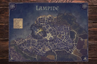 make a custom fantasy map for you