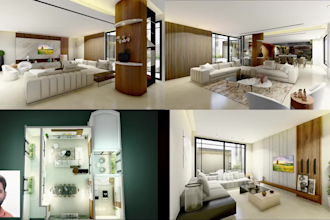 do architecture  exterior interior landscape 3d rendering