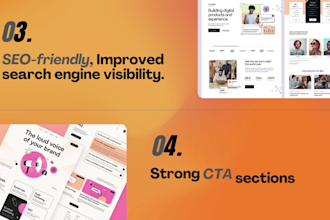 design wordpress landing page squeeze page elementor landing page sales page