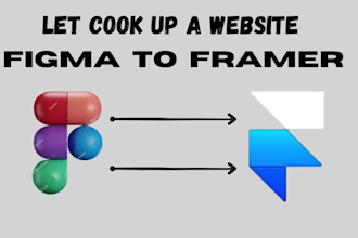 design website in figma and develop it on framer