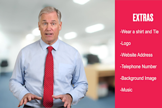 be your video spokesperson