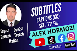edit your insta reels, tiktok and yt shorts in alex hormozi style