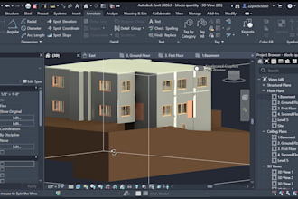 create 3d model and rendering