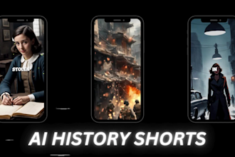 create epic ai history videos, youtube shorts, tiktok, instagram reels