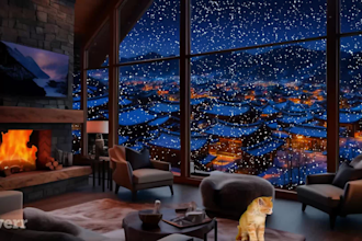 create 10 best rain videos with natural sound in a cozy room