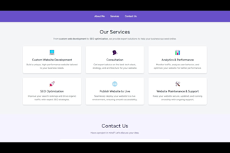 develop a corporate website