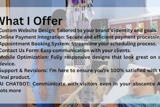 create medical website, healthcare, home care website