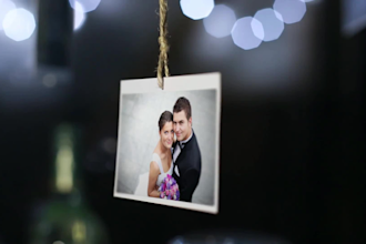 wedding, anniversary, birthday gift video slideshow