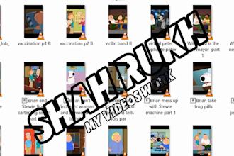 create family guy and simpsons shorts for youtube