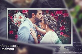 create wedding, birthday, memorial photo slideshow video