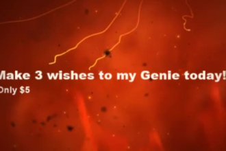 present 3 wishes to top level genie djinn