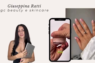 creo video ugc autentici per beauty e skincare