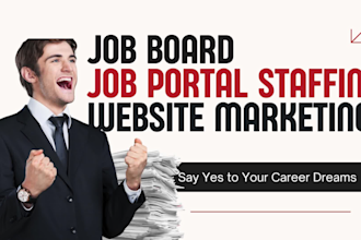 develop build recruitment job portal website develop staffing portal job board