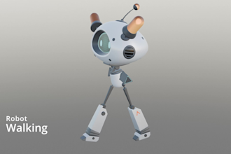animate your 3d character walk cycle or other action