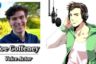 record a professional male character voice over