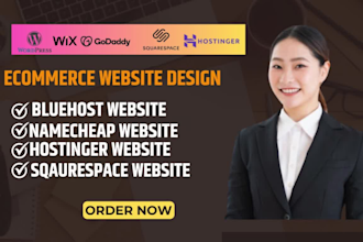 do ecommerce on bluehost, hostinger, namecheap, siteground, squarespace website