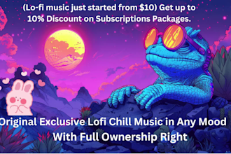 produce 50 exclusive lofi music