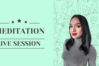 provide a live guided meditation session online