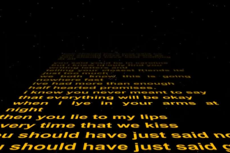create star wars opener style for your desire text