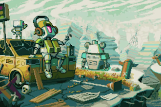 create pixel art animation, animated gif, retro sprites for stream, lofi or game