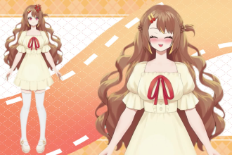 design and draw live2d model for vtuber ready to rig