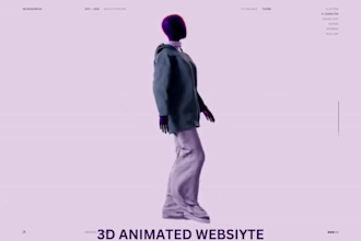 create interactive 3d animated webflow website 3d animated website next js gsap
