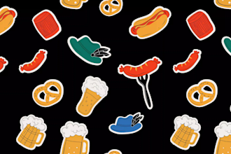 animate a looping background with your pattern or logo