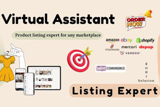 be your product lister for poshmark, ebay, depop and vendoo