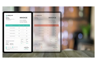 design invoice letterhead order form receipt checklist
