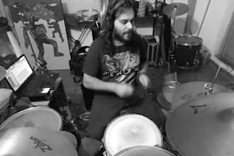 record in HQ the drums of your funk songs